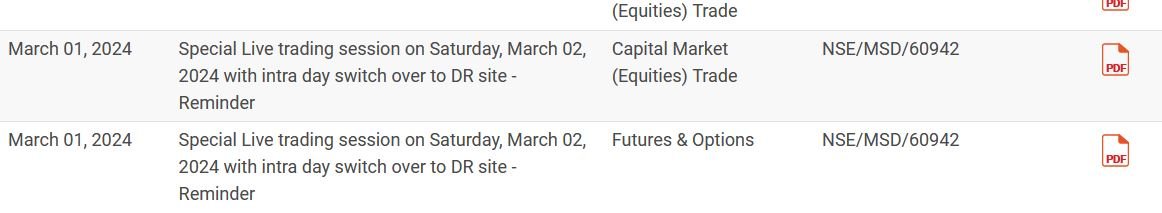 Reminder Circulars by NSE